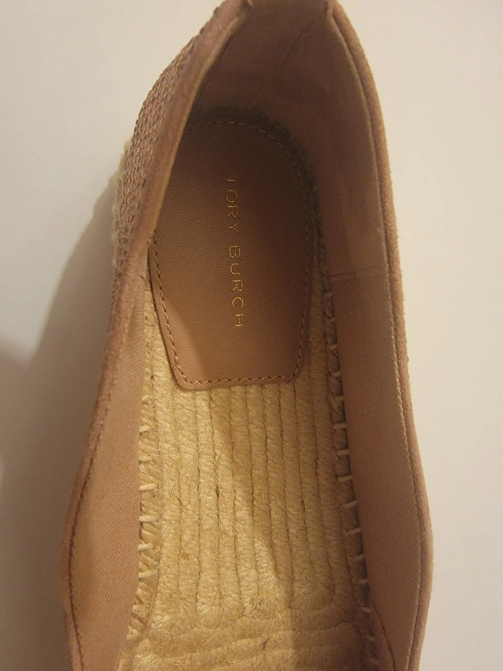 Tory Burch metallic gold